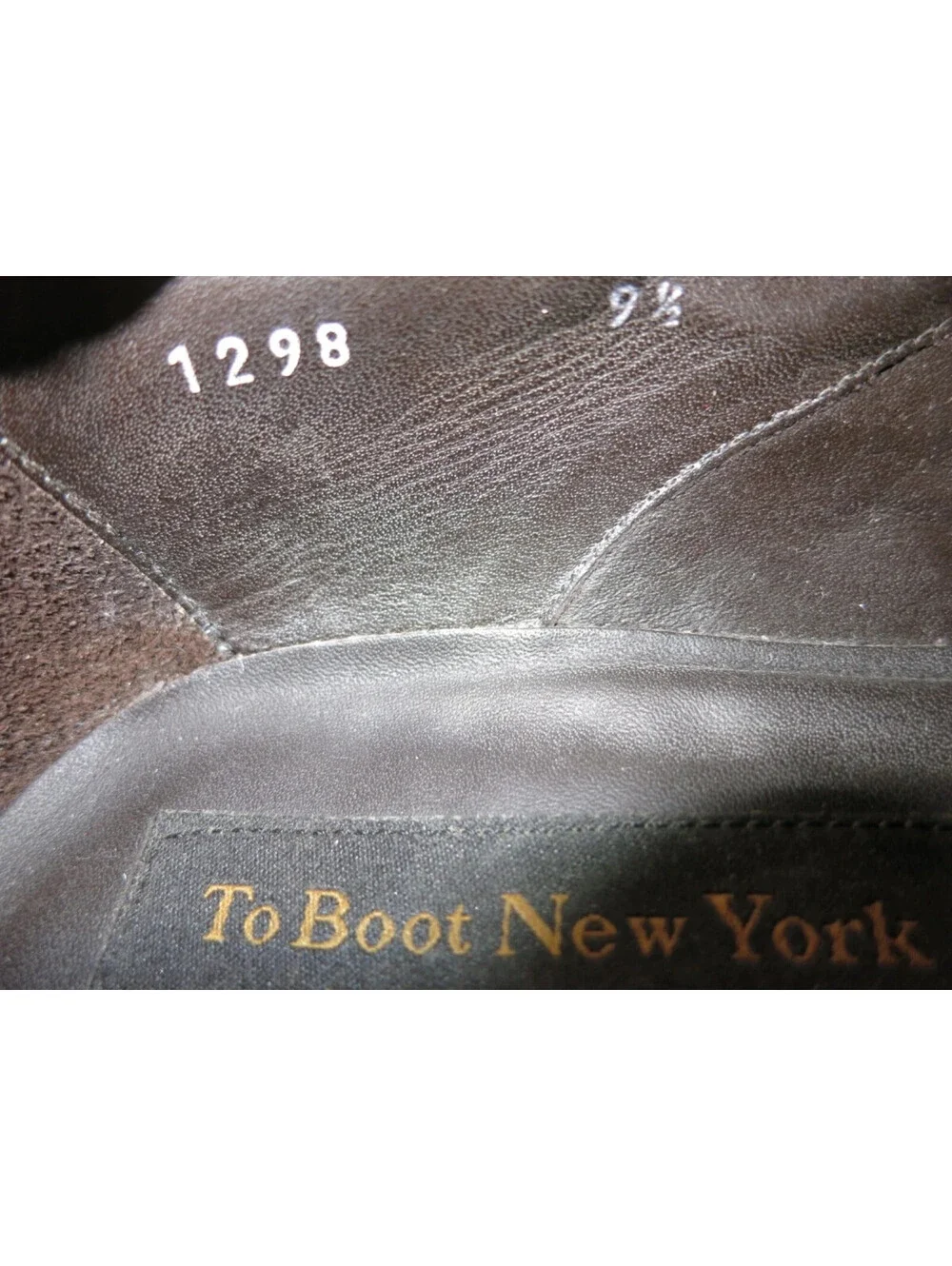 Too Boot New York Adam Derrick Men’s Black Leather Oxford Cap Toe Shoes sz 9.5